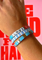 Cargar imagen en el visor de la galería, PULSERA WHITE BLUE
