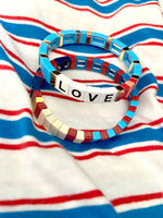 Cargar imagen en el visor de la galería, PULSERA LOVE AZUL CIELO
