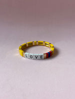 Cargar imagen en el visor de la galería, PULSERA LOVE AMARILLO
