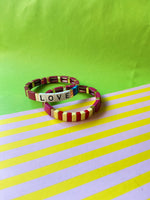 Cargar imagen en el visor de la galería, PULSERA BURGUNDY YELLOW
