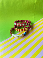 Cargar imagen en el visor de la galería, PULSERA BURGUNDY YELLOW
