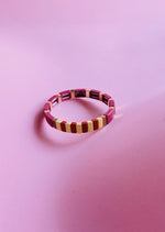 Cargar imagen en el visor de la galería, PULSERA BURGUNDY YELLOW
